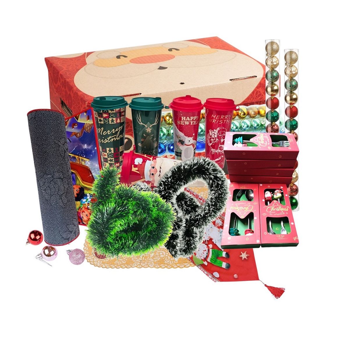 GENERICO - Canasta navideña de productos noche magina