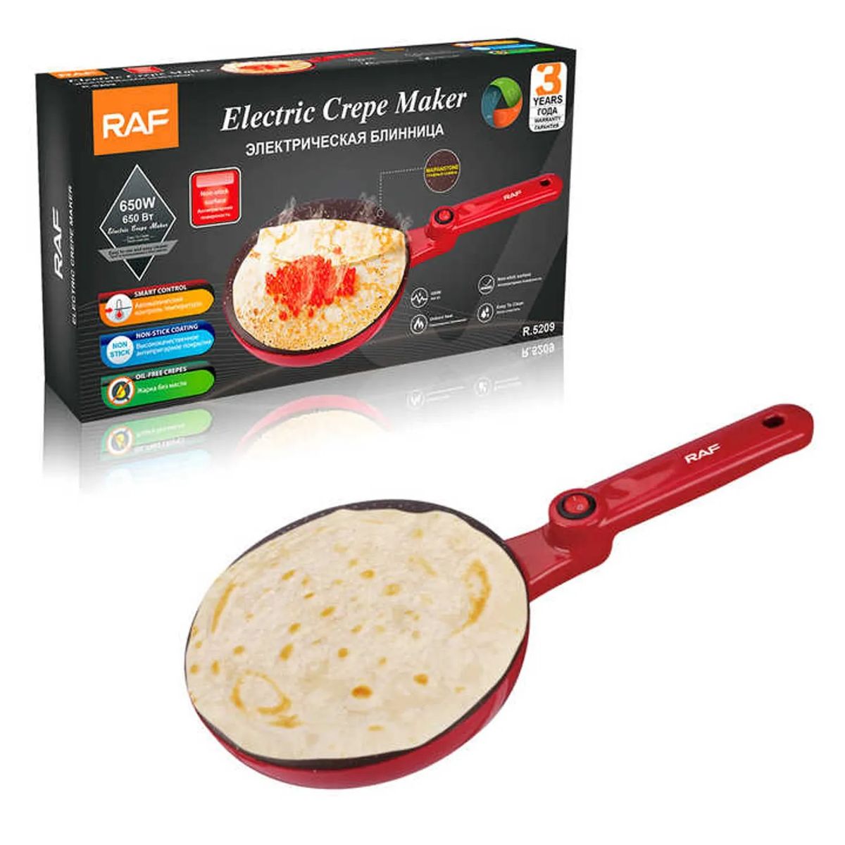 OTTOWARE - Máquina eléctrica para crepes y tortillas