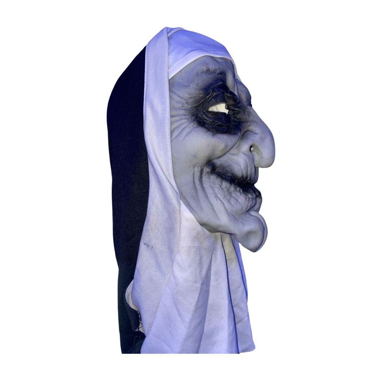 GENERICO - Máscara de Látex Bruja con tul Halloween