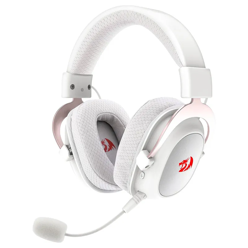 REDRAGON - Audifono Redragon Zeus X PRO RGB H510W-PRO-WL Wireless Blanco