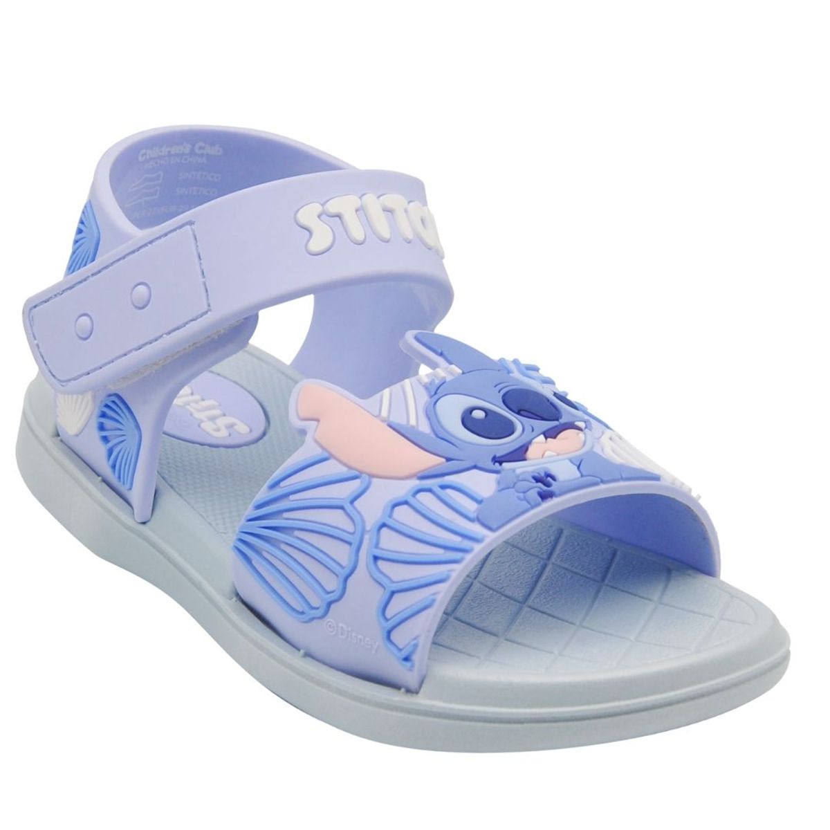 LILO & STITCH - Sandalias Niña Playera Stitch Coral Lila