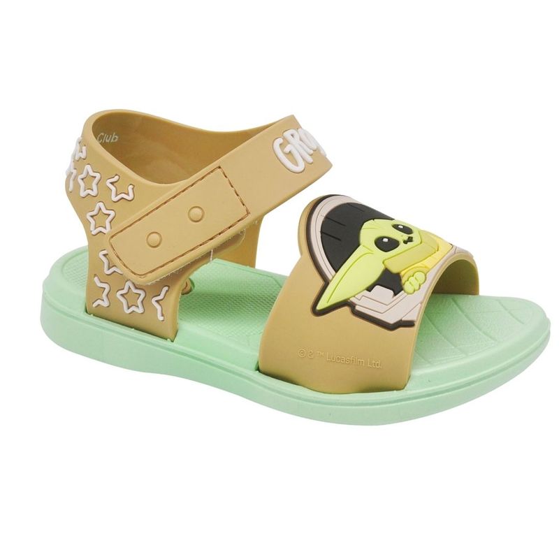 STAR WARS - Sandalias Niño Playera Baby Yoda Star Wars Verde