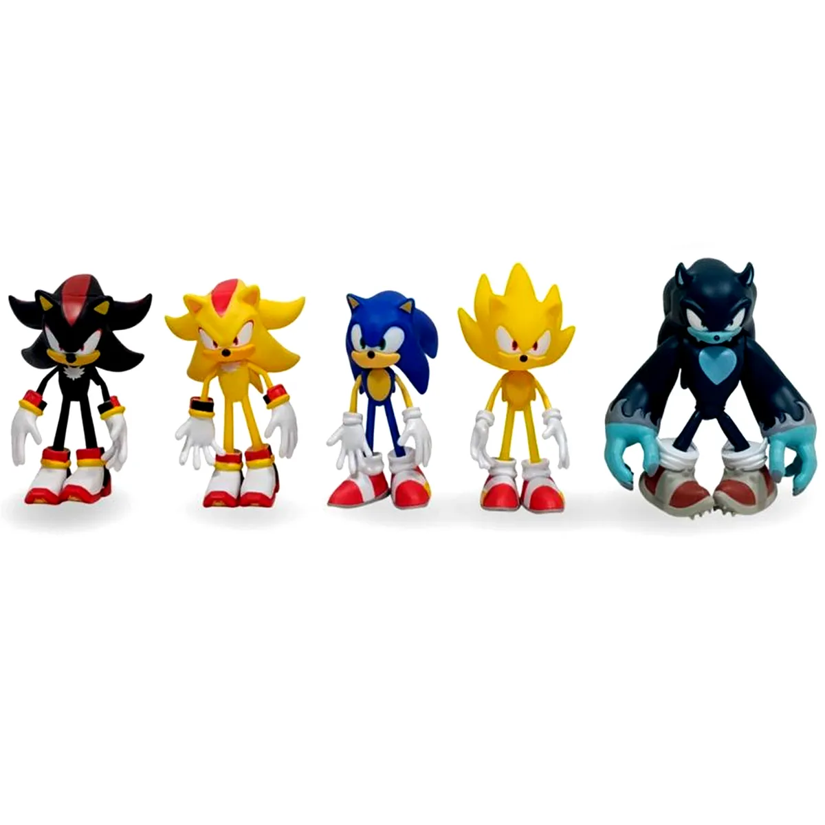 SONIC - Set de Muñecos Sonic y sus Amigos Articulables M5 Werehog