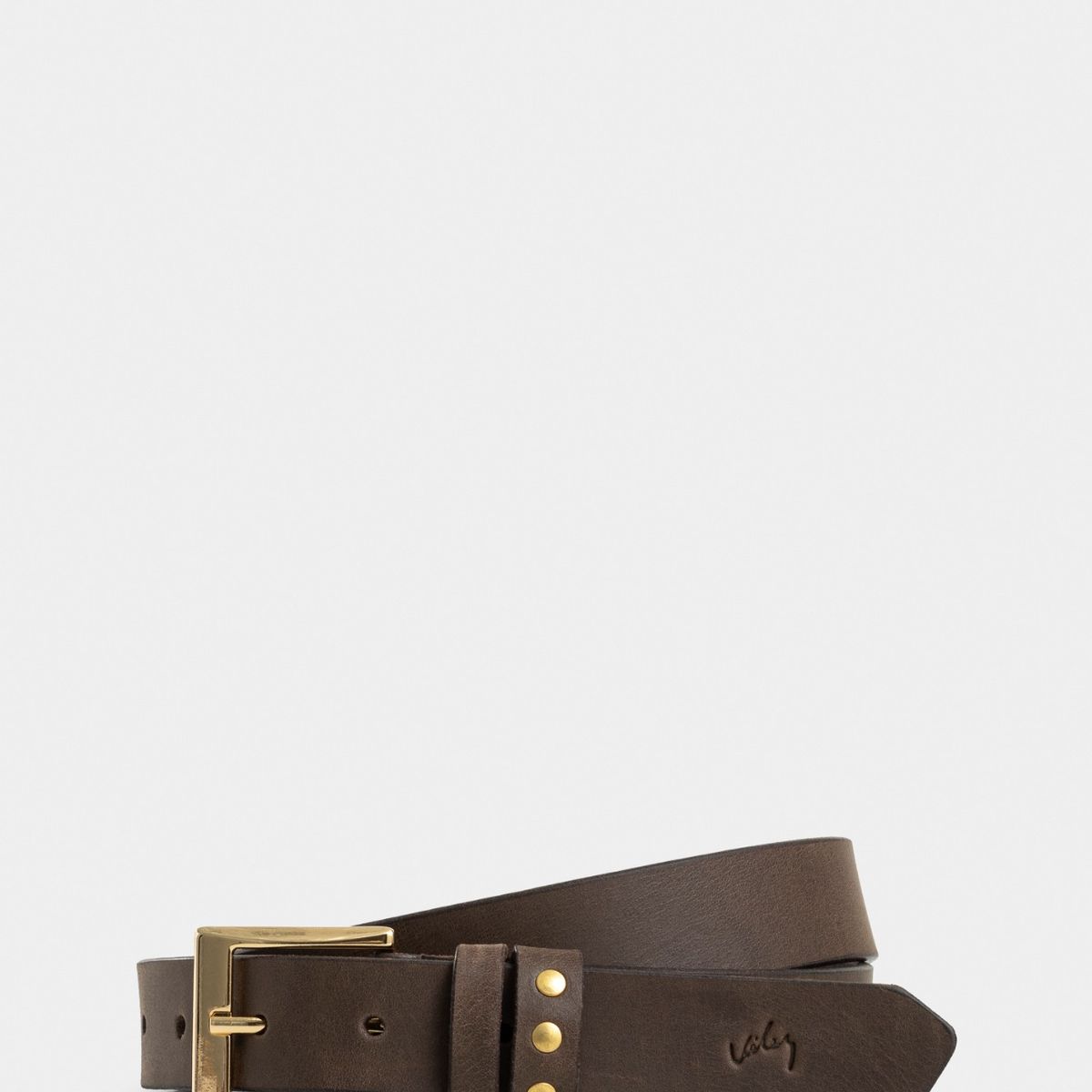 VELEZ - Vélez Correa Unifaz Noomi Cuero Mujer Detalles Dorados Cafe