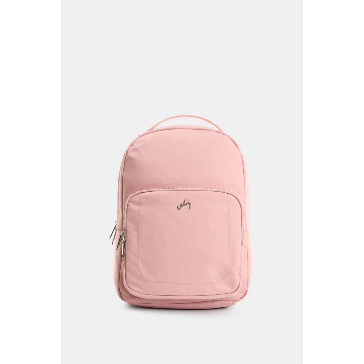 VELEZ - Vélez Mochila Púrpura De Lona Para Mujer Manija Cuero Rosado