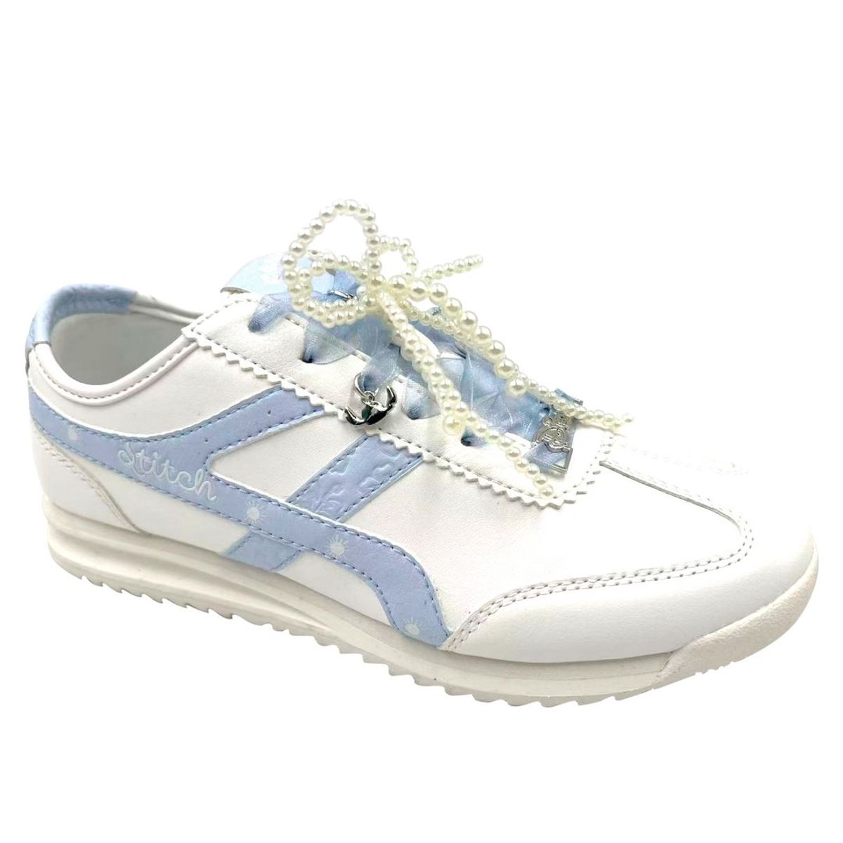 LILO & STITCH - Zapatillas Mujer Casual Stitch Celeste