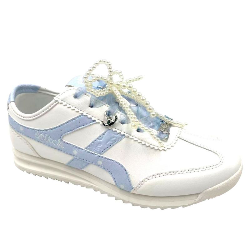 LILO & STITCH - Zapatillas Mujer Casual Stitch Celeste