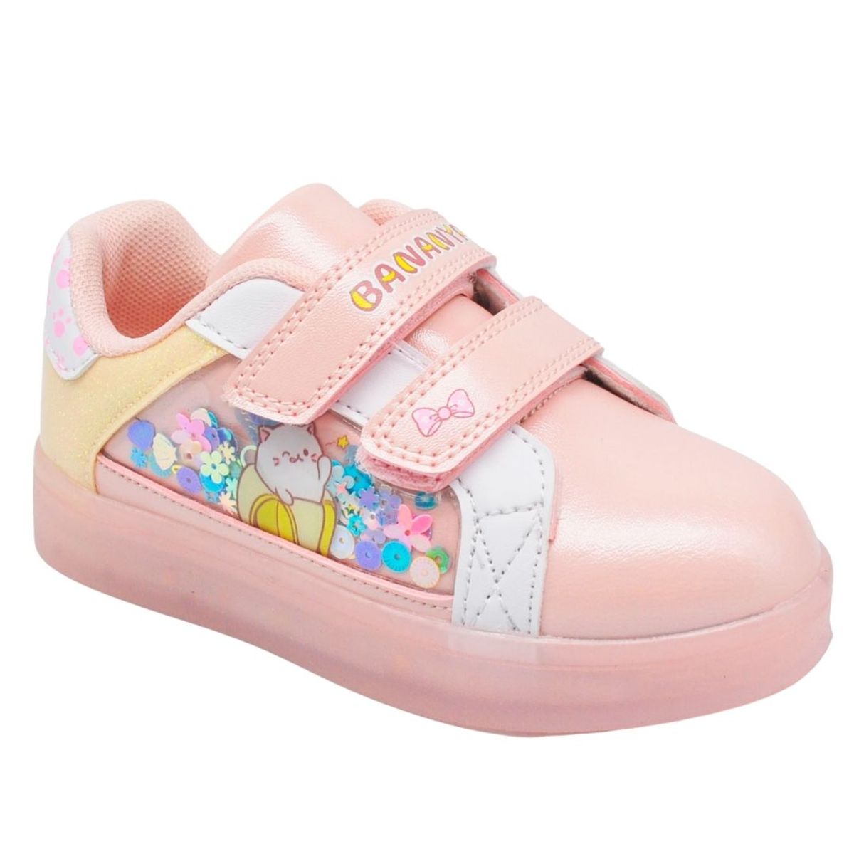 CHILDRENS CLUB - Zapatillas Niña Casual Bananya Gatitos Rosado