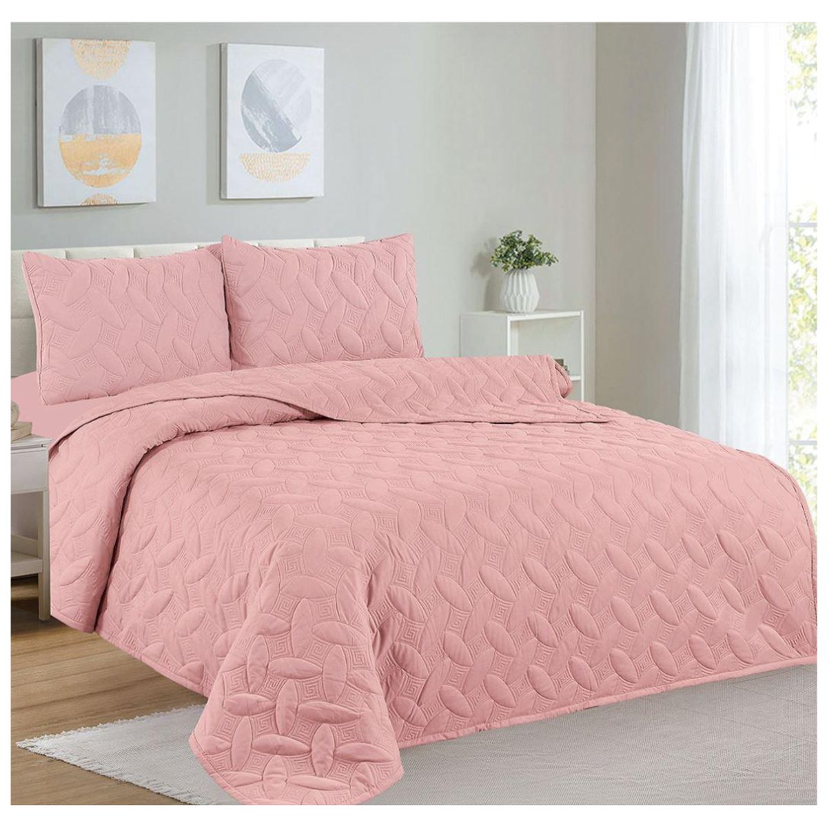 CASATEX - CUBRECAMA CASATEX 100% ALGODÓN EN 1.5 PLAZAS