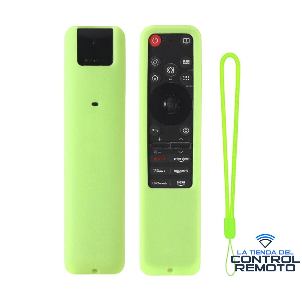 CASE - Funda Protector para Control LG Magic Mr25 - Verde Fosforescente