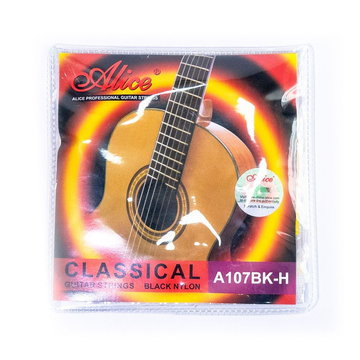 ALICE - ALICE A107BK-H CUERDAS DE NYLON PARA GUITARRA COLOR NEGRO