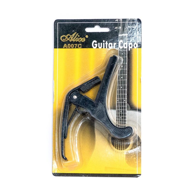 ALICE - ALICE A007 CAPOTRASTE PARA GUITARRA NEGRO