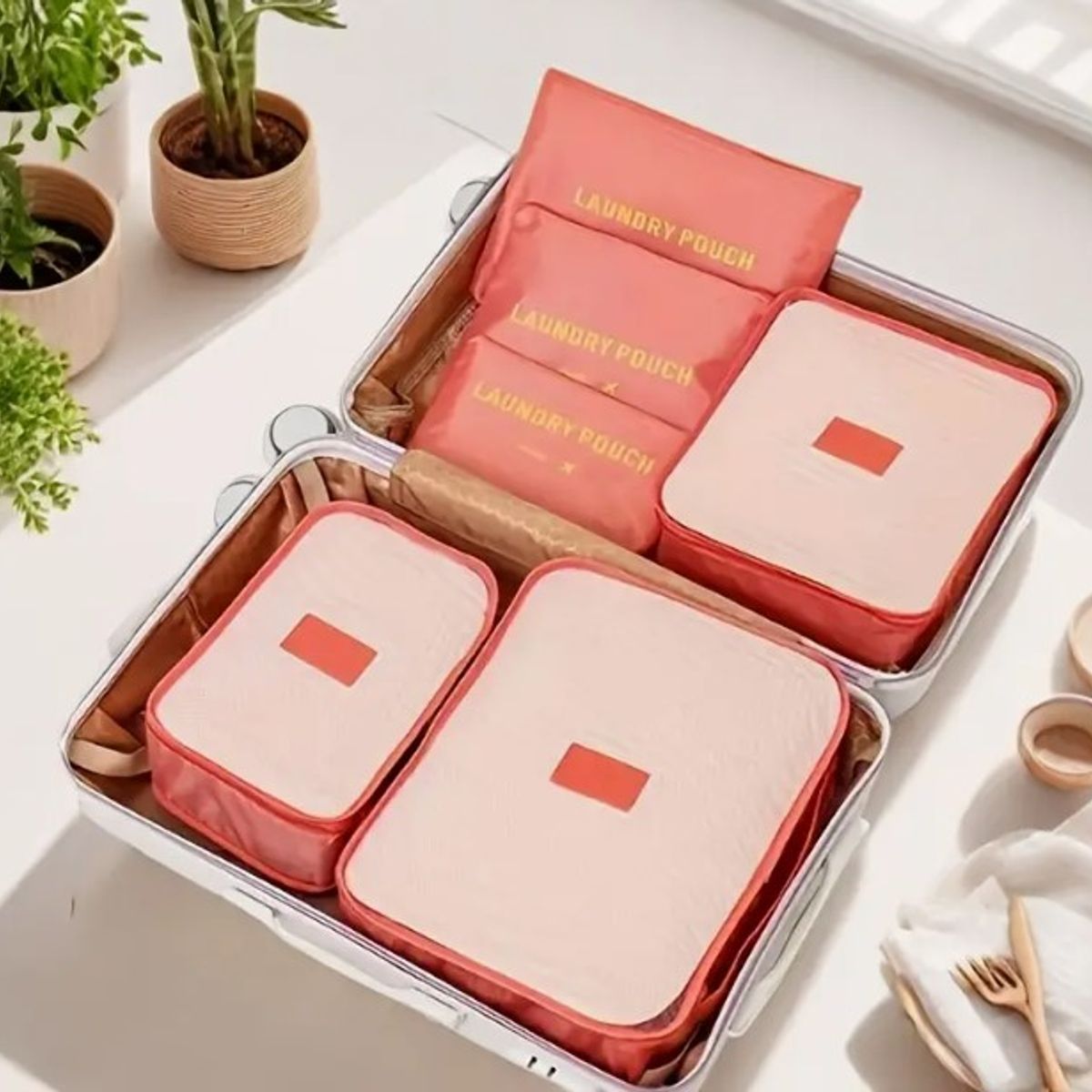 GENERICO - Kit Organizador de Viaje X 6 Pzs.