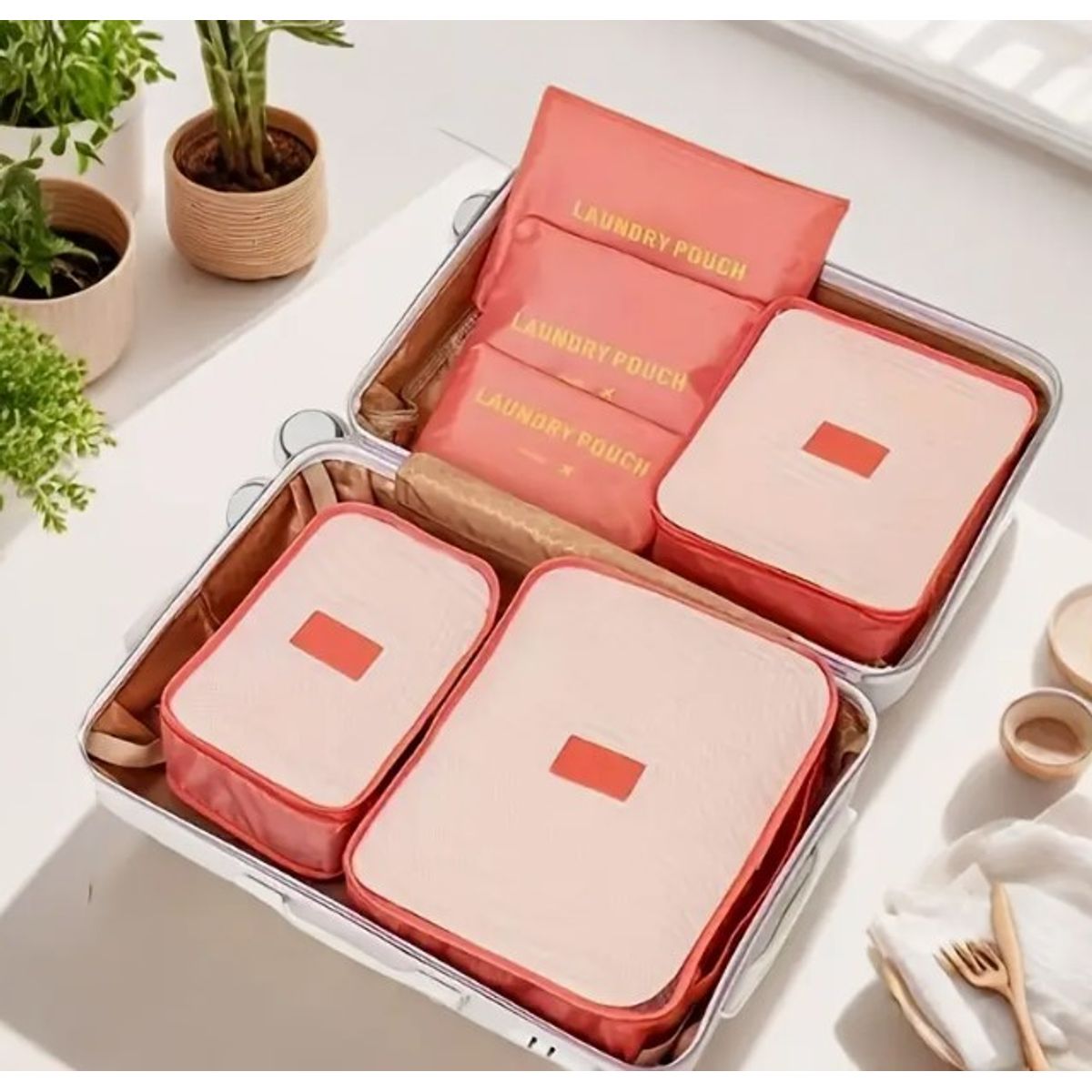 GENERICO - Kit Organizador de Viaje X 6 Pzs.