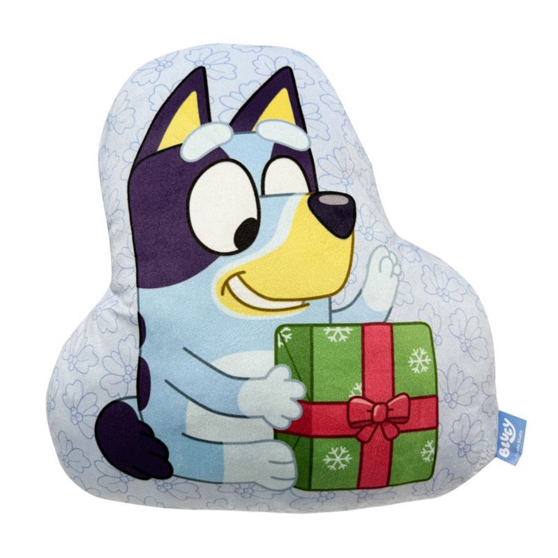 BLUEY - Cojin navideño decorativo Bluey 40x38cm