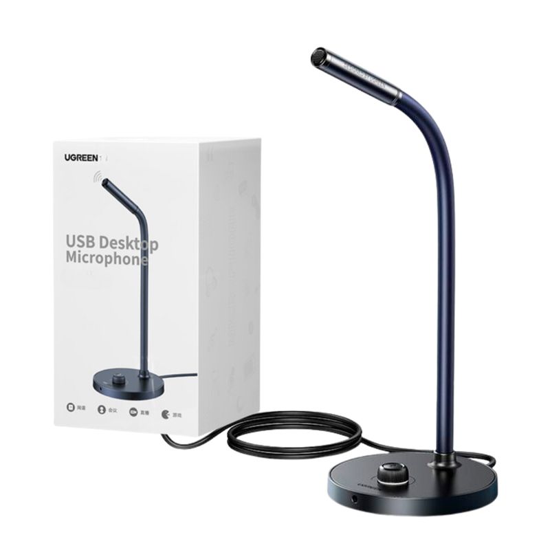 UGREEN - Micrófono USB UGREEN CM564  Cardioide, Plug and Play