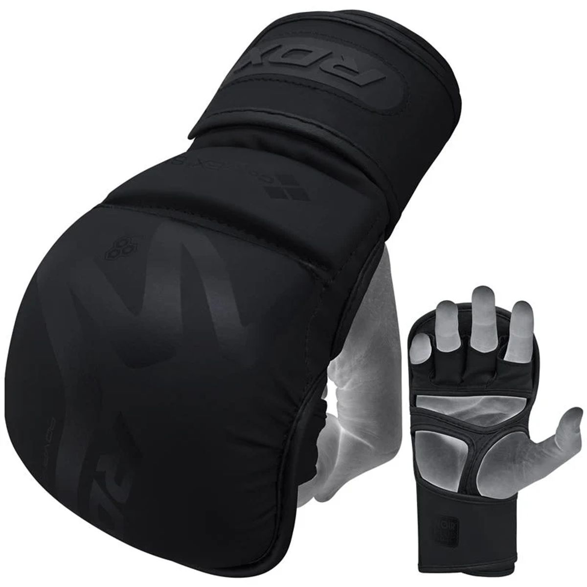 RDX - Guantes de Combate para MMA y Grappling Noir T15 - L