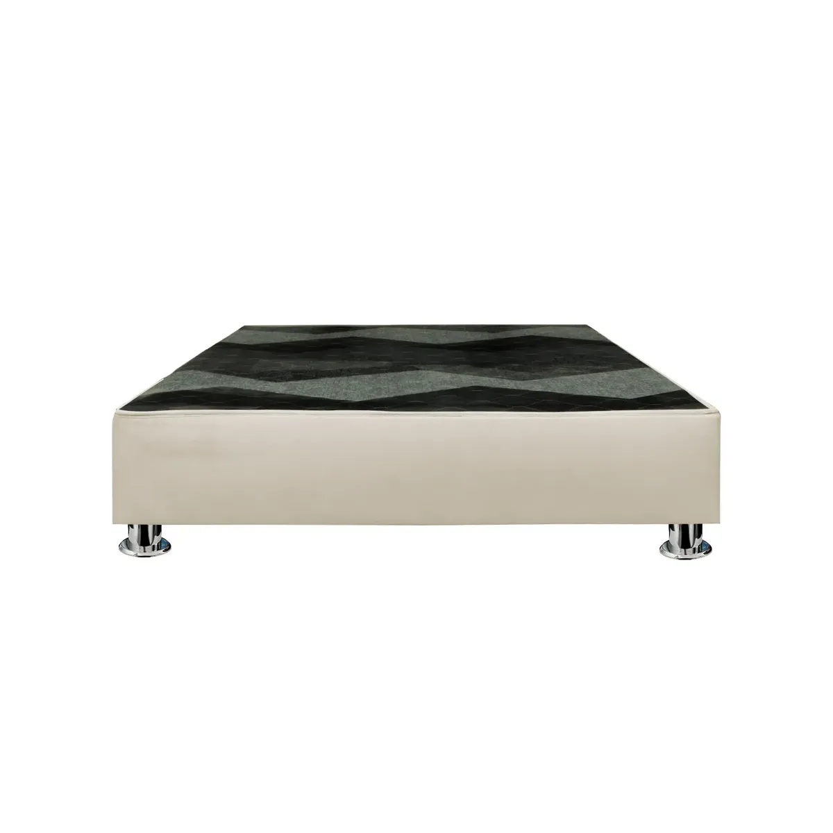 Box Tarima reforzado y acolchado Pcromadas - 2plz - Beige claro, marca MUEBLES MODENZA - Foto 2