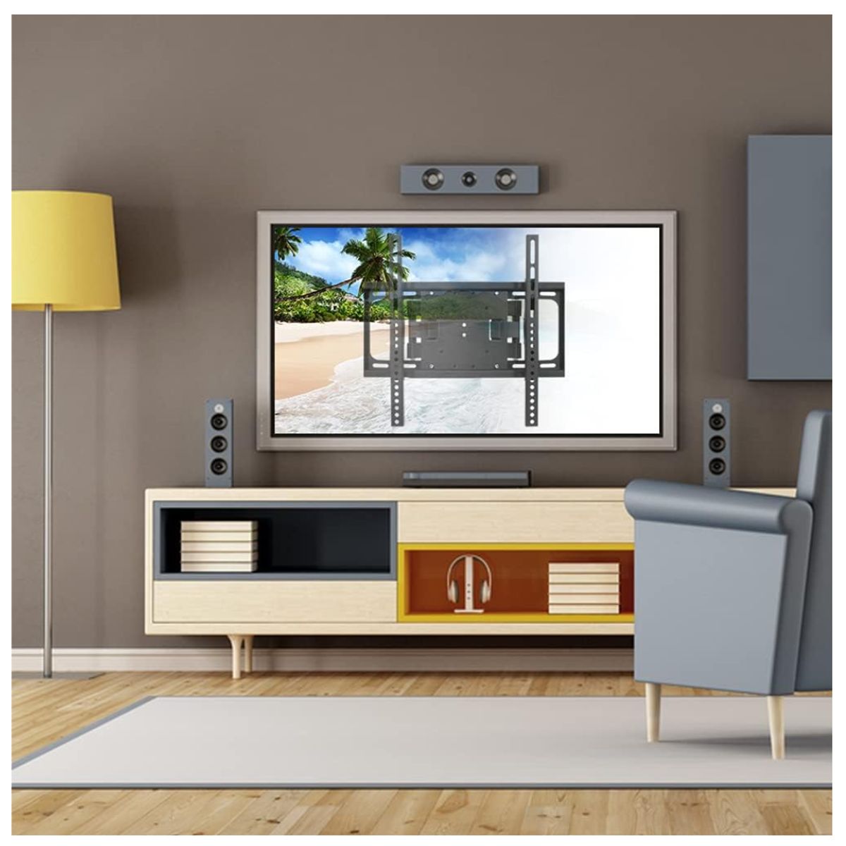 GENERICO - RACK PARA TV  DE  26 A 60 PULGADAS