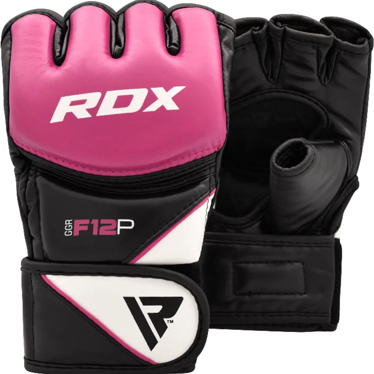 RDX - Guantes de MMA y Grappling F12 Rosado - M