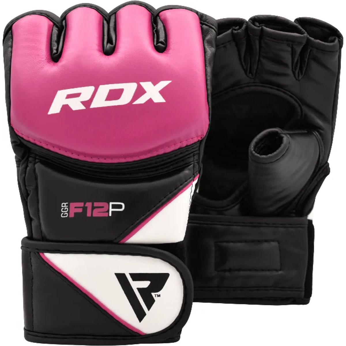 RDX - Guantes de MMA y Grappling F12 Rosado - M