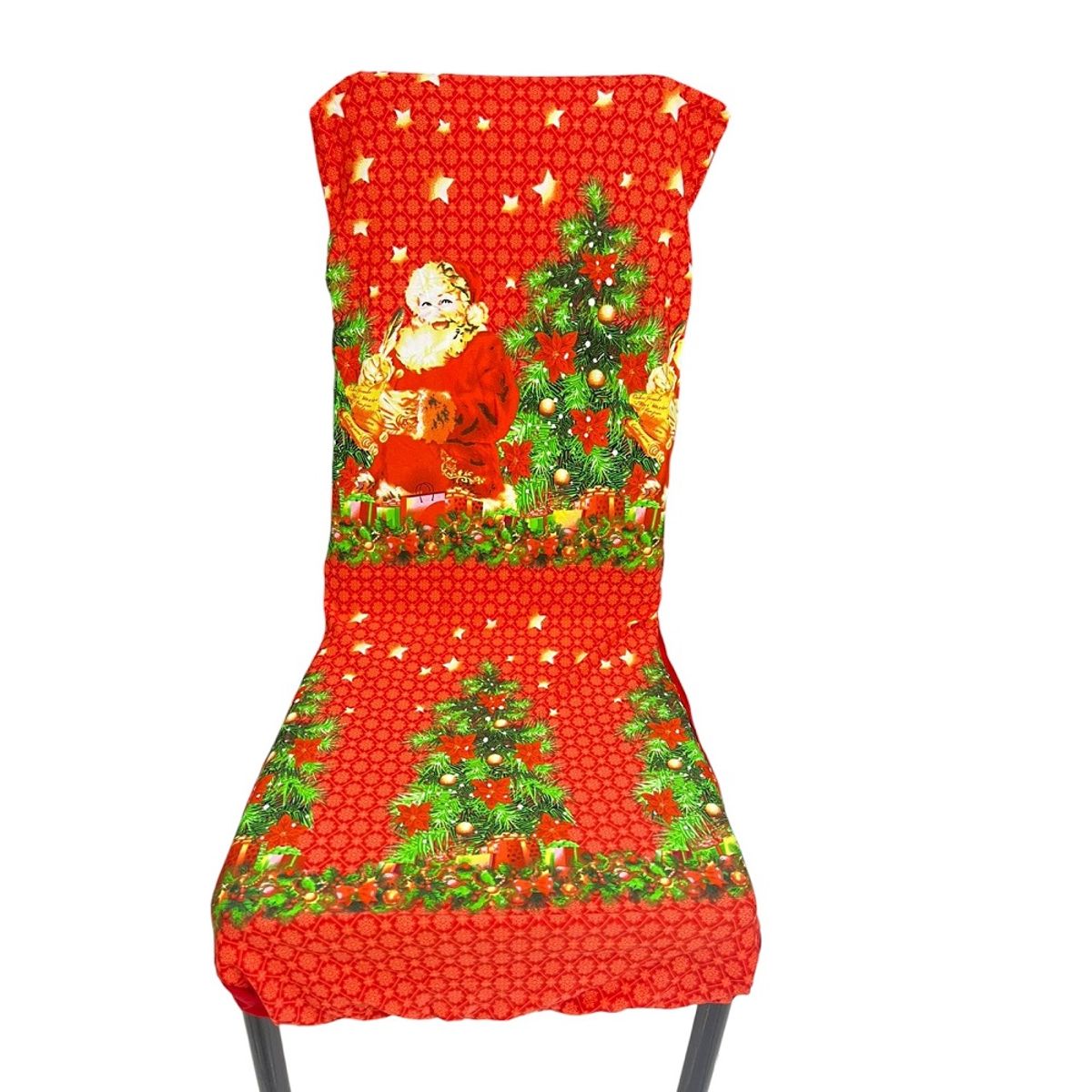 GENERICO - Fundas navideñas para sillas set de 6 Papa Noel