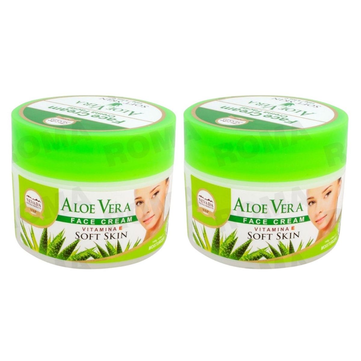 NEVADA NATURAL PRODUCTS - PACK 2 CREMA FACIAL DE ALOE VERA 140G NEVADA