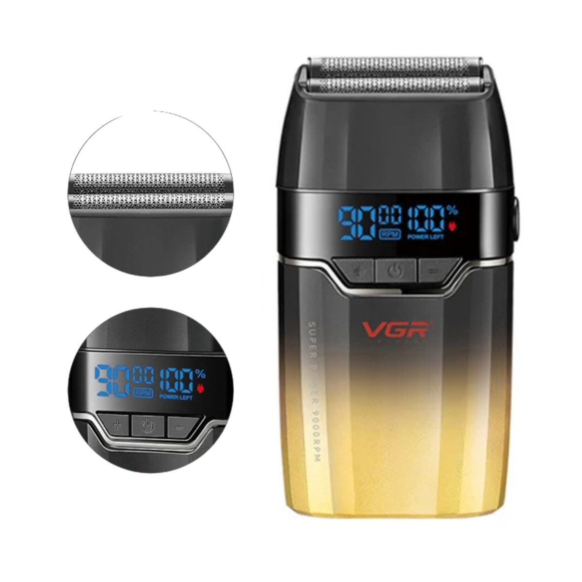 SEISA - Maquina Afeitadora Barba Profesional Shaver Inalámbrica Recargable