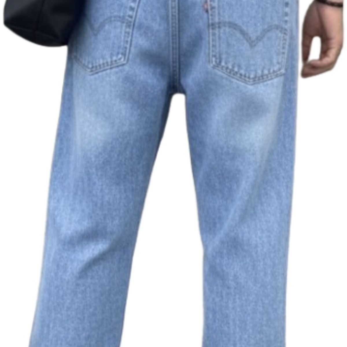 GENERICO - PANTALON JEAN BAGGY FOCALIZADO PARA HOMBRE