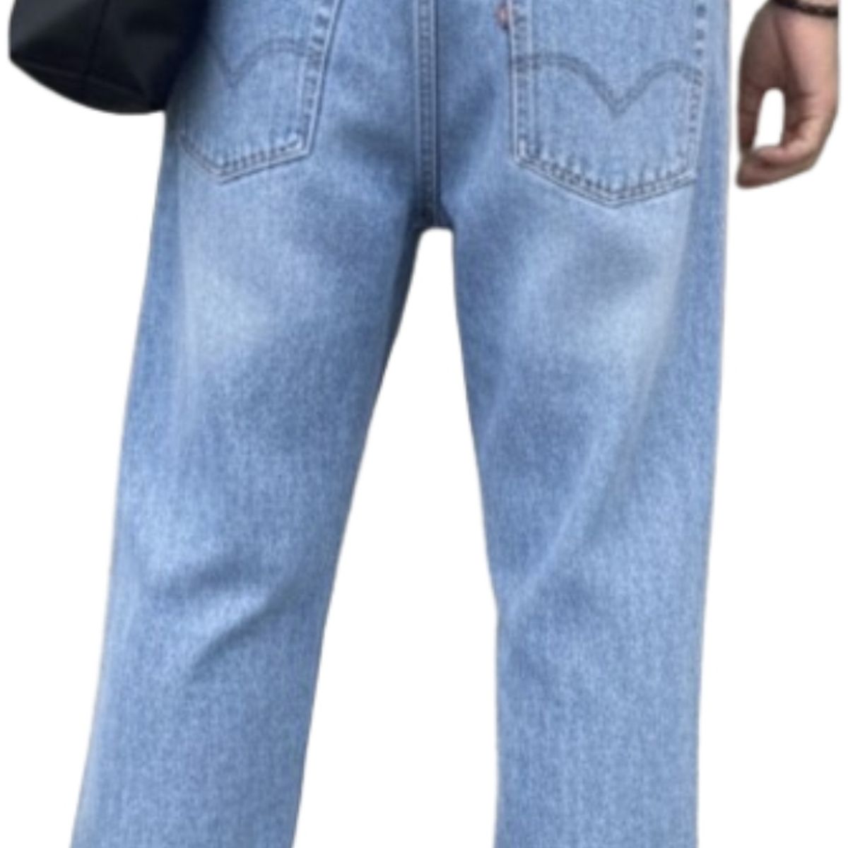 GENERICO - PANTALON JEAN BAGGY FOCALIZADO PARA HOMBRE