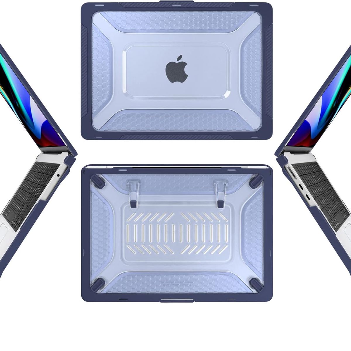 GENERICO - Case Funda Protector MacBook Air 13 A2337A2179A1932 con Soporte