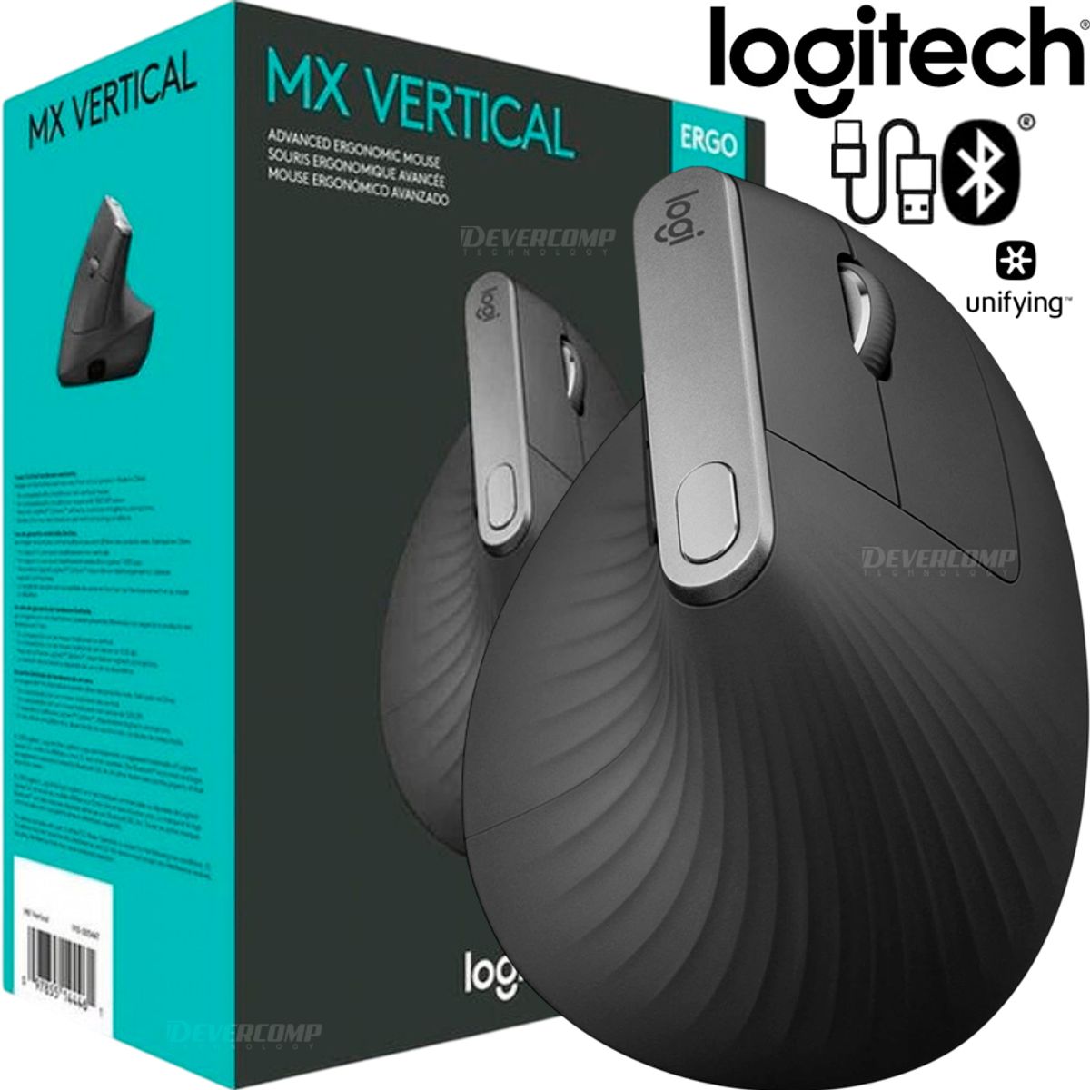 LOGITECH - Mouse Ergonómico Logitech Mx Vertical Advanced