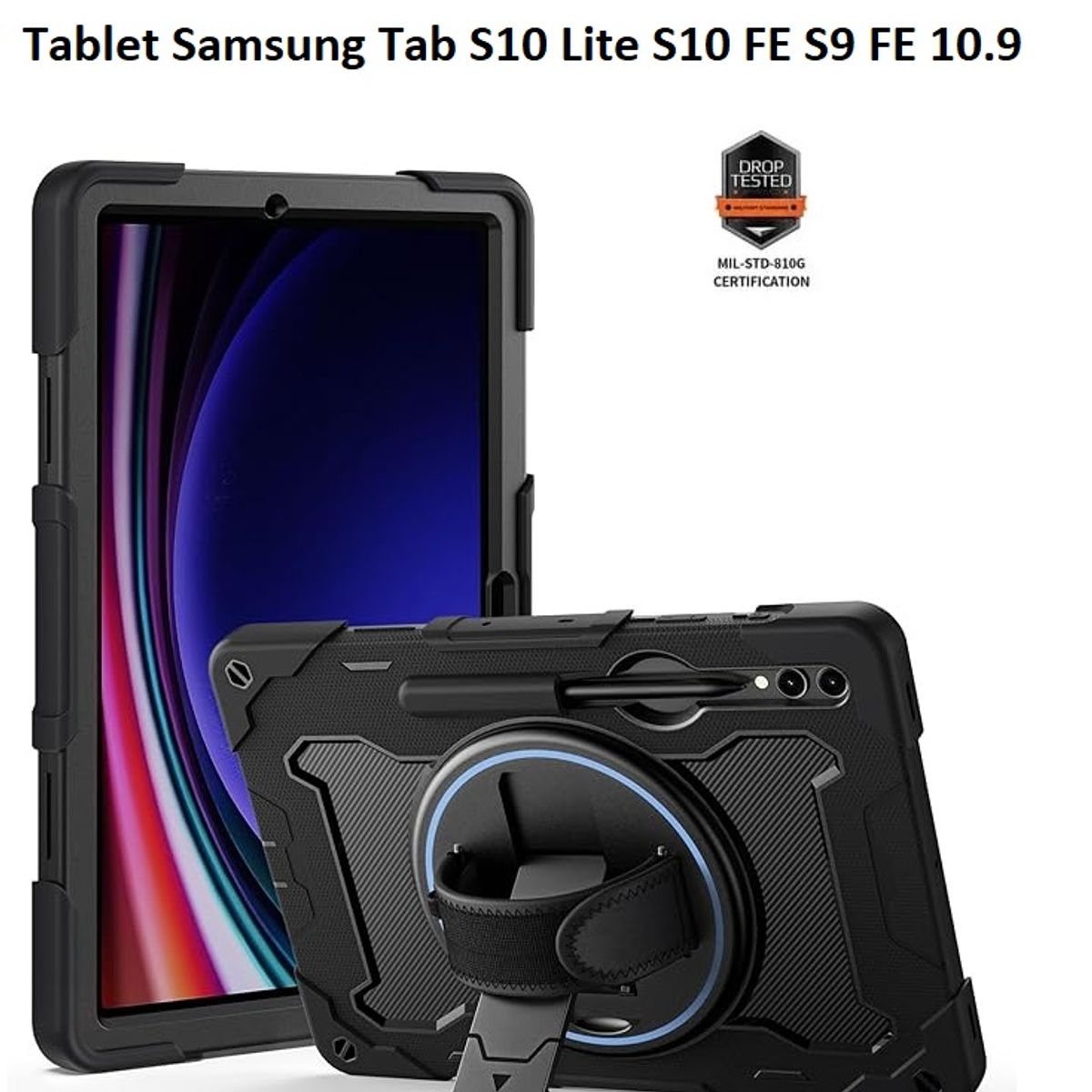 GENERICO - Protector Armor Tablet Samsung Galaxy Tab S10 Lite S10 FE S9 FE 10.9