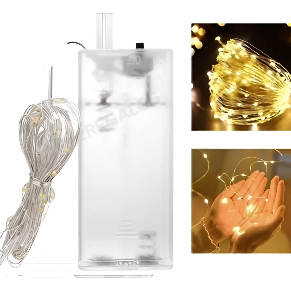 GENERICO - ALAMBRE DE LUCES LED 3 METROS AMARILLO