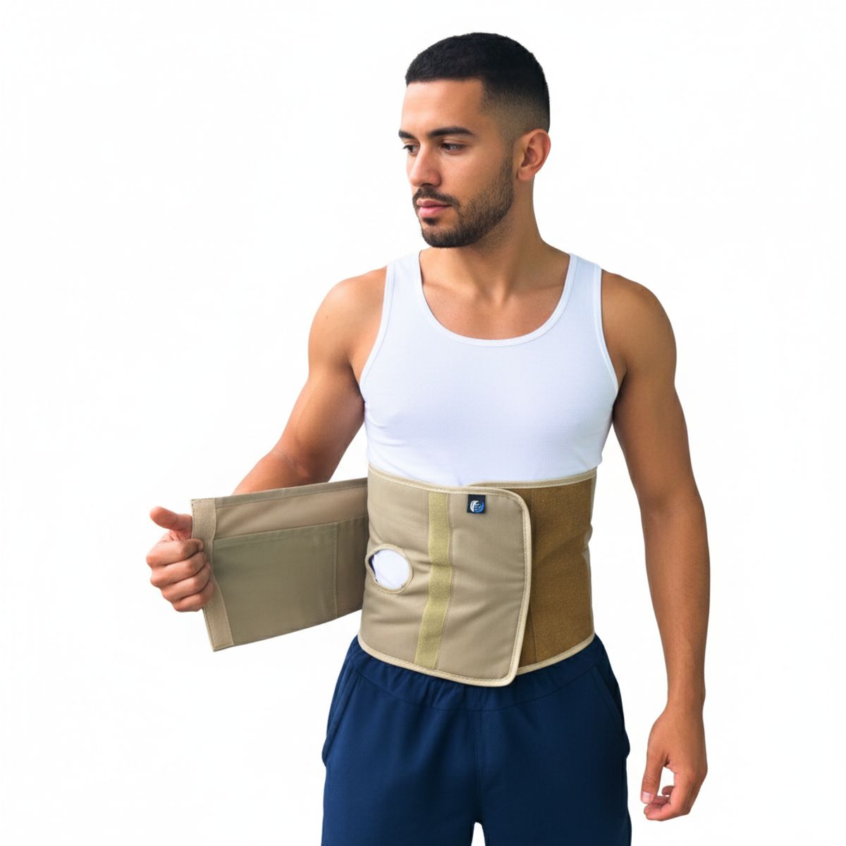 GENERICO - FAJA COLOSTOMIA DRILL ALGODON