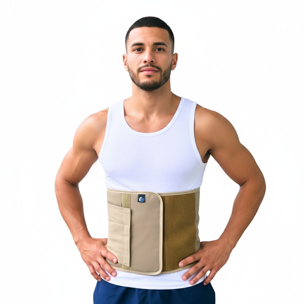 GENERICO - FAJA COLOSTOMIA DRILL ALGODON