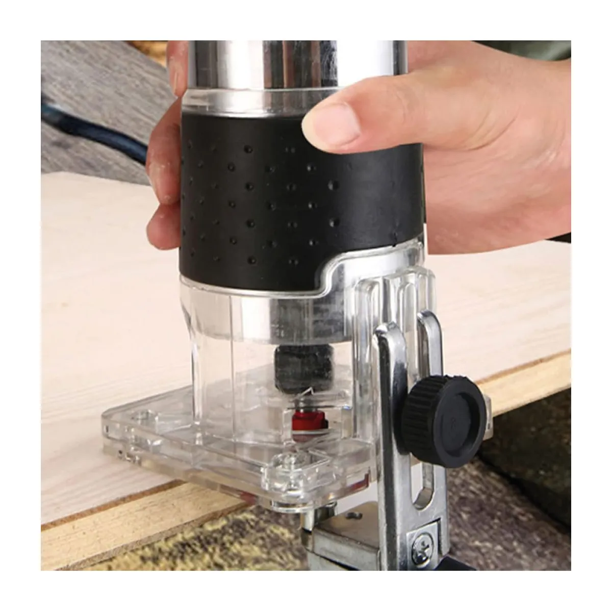 GENERICO - MINI FRESADORA+ ACCS BIYOTI 6MM CARPINTERIA TURQUESA BYT-WT3