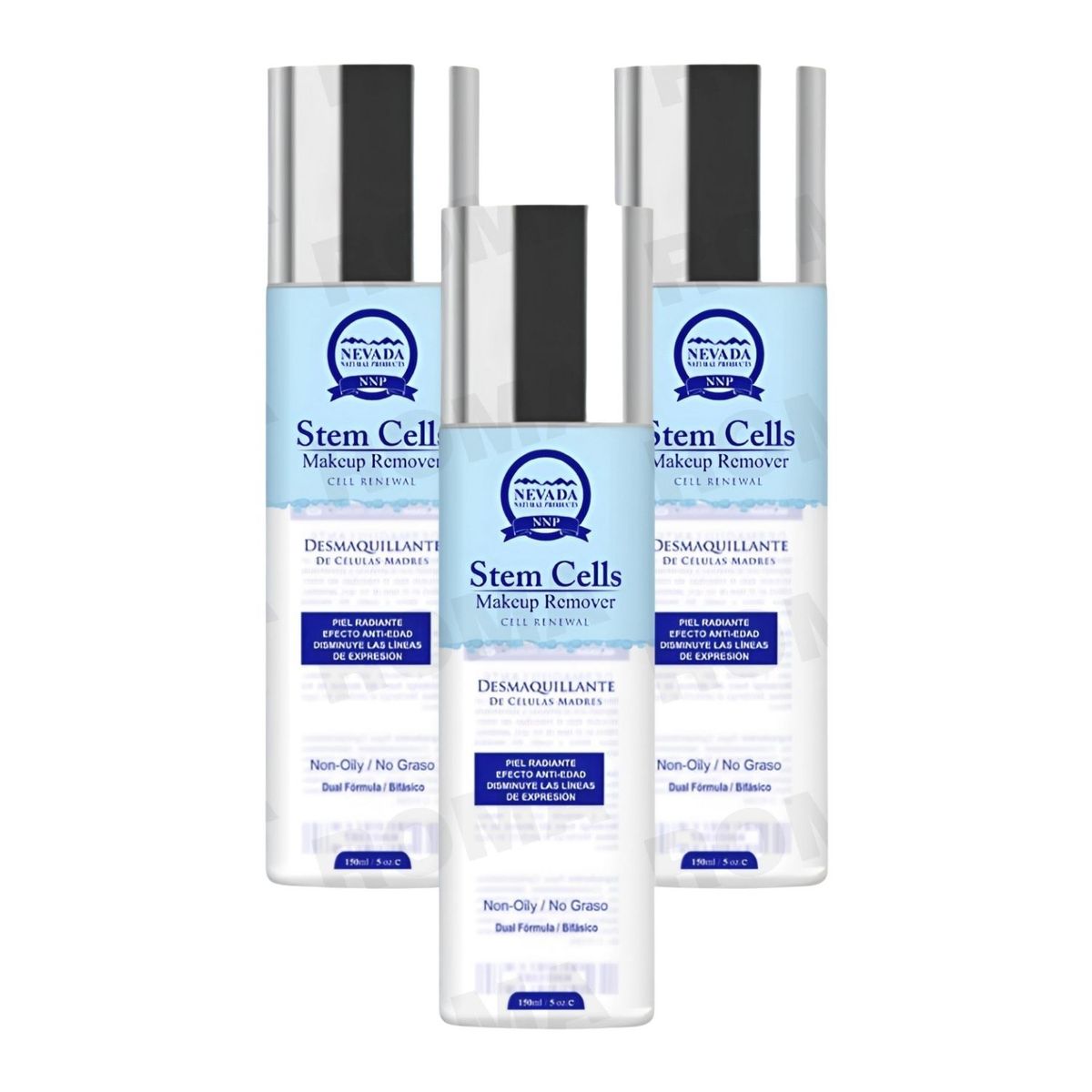 NEVADA NATURAL PRODUCTS - PACK 3 DESMAQUILLANTE BIFÁSICO CÉLULAS MADRE 150ML NEVADA