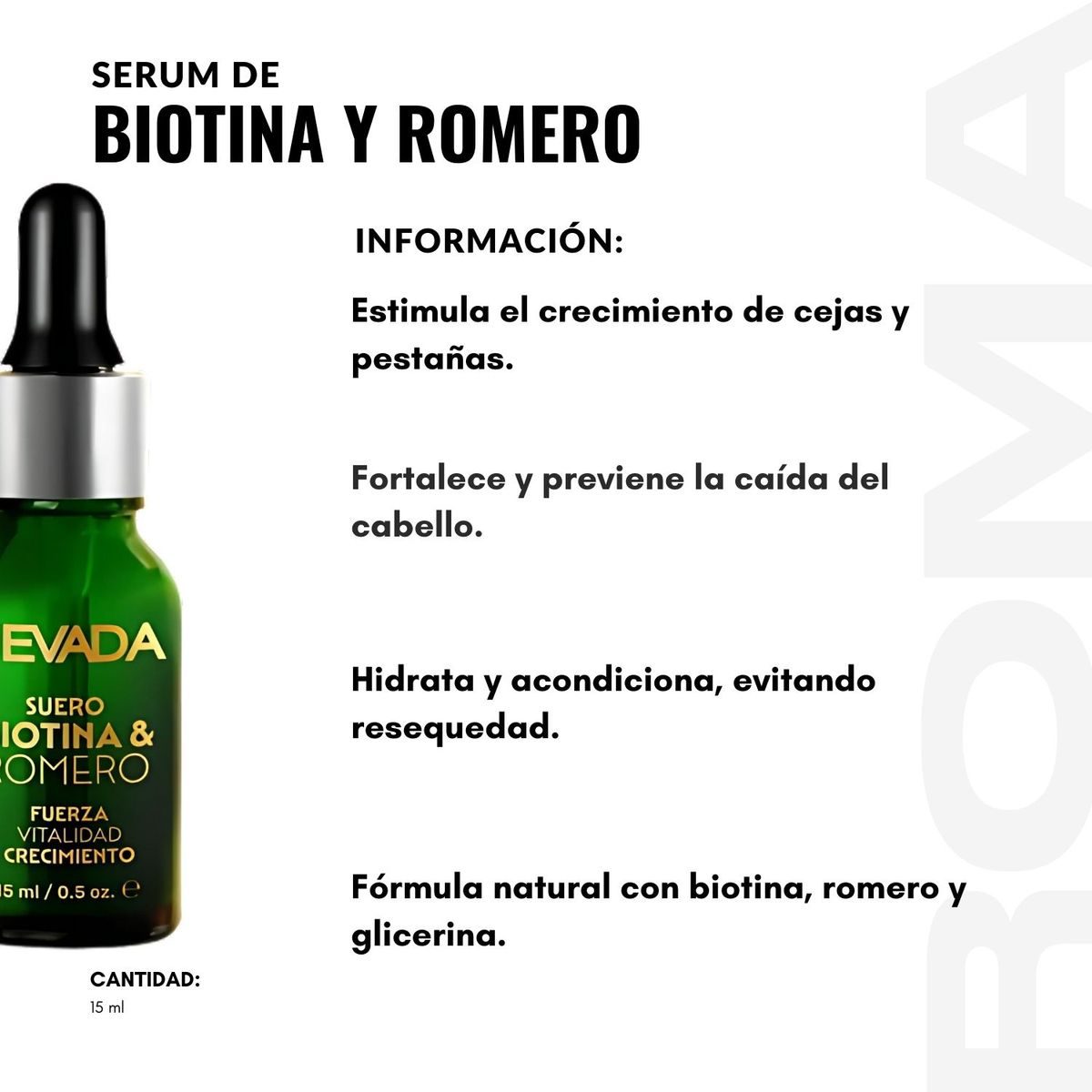 NEVADA NATURAL PRODUCTS - PACK 2 SERUM DE BIOTINA Y ROMERO 15ML NEVADA