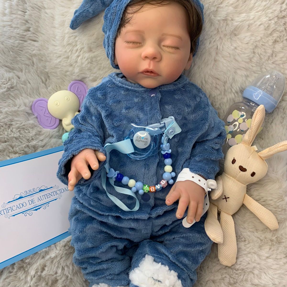 GENERICO - MUÑECO REBORN REALISTA CON ACCESORIOS