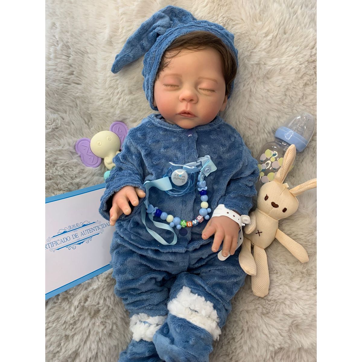 GENERICO - MUÑECO REBORN REALISTA CON ACCESORIOS