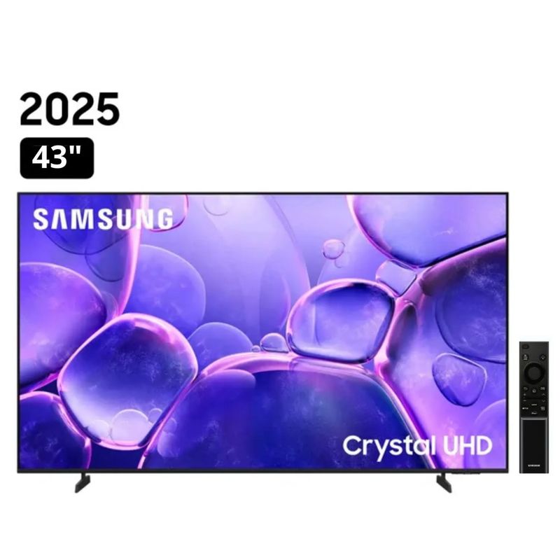 SAMSUNG - Televisor Samsung Smart TV 43 Crystal UHD 4K UN43U8000F