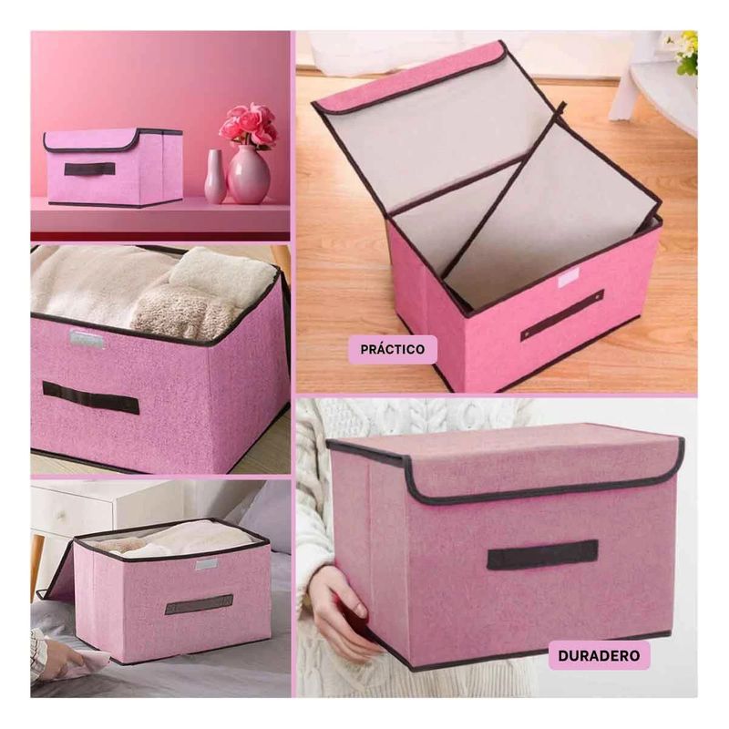 GENERICO - Caja Organizadora Innovadora y Util en Color Rosado