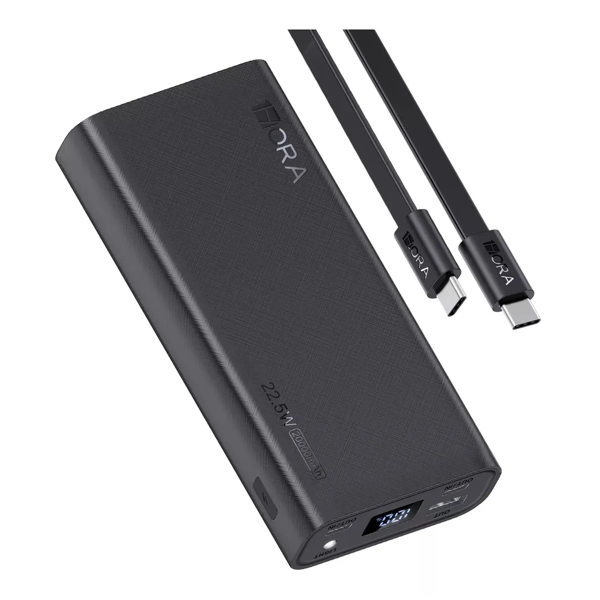 OEM - Power Bank 20000mAh 225W Carga Rápida con Puertos USB y Tipo C 1hora