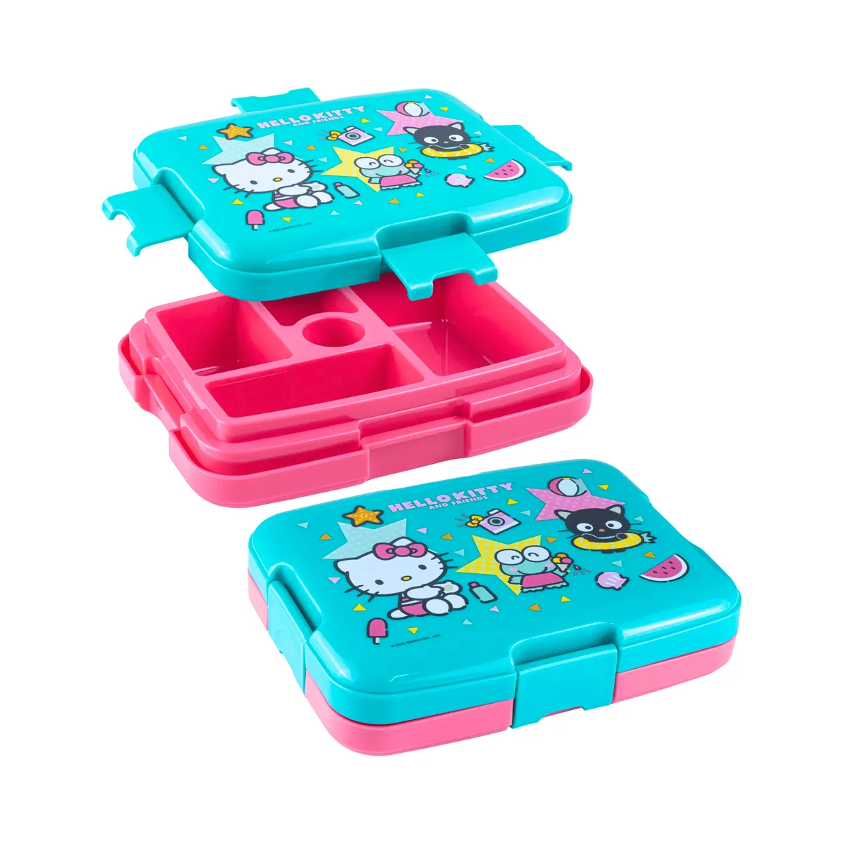 SANRIO - Taper Bento HELLO KITTY 4 Broches 5 Divisiones