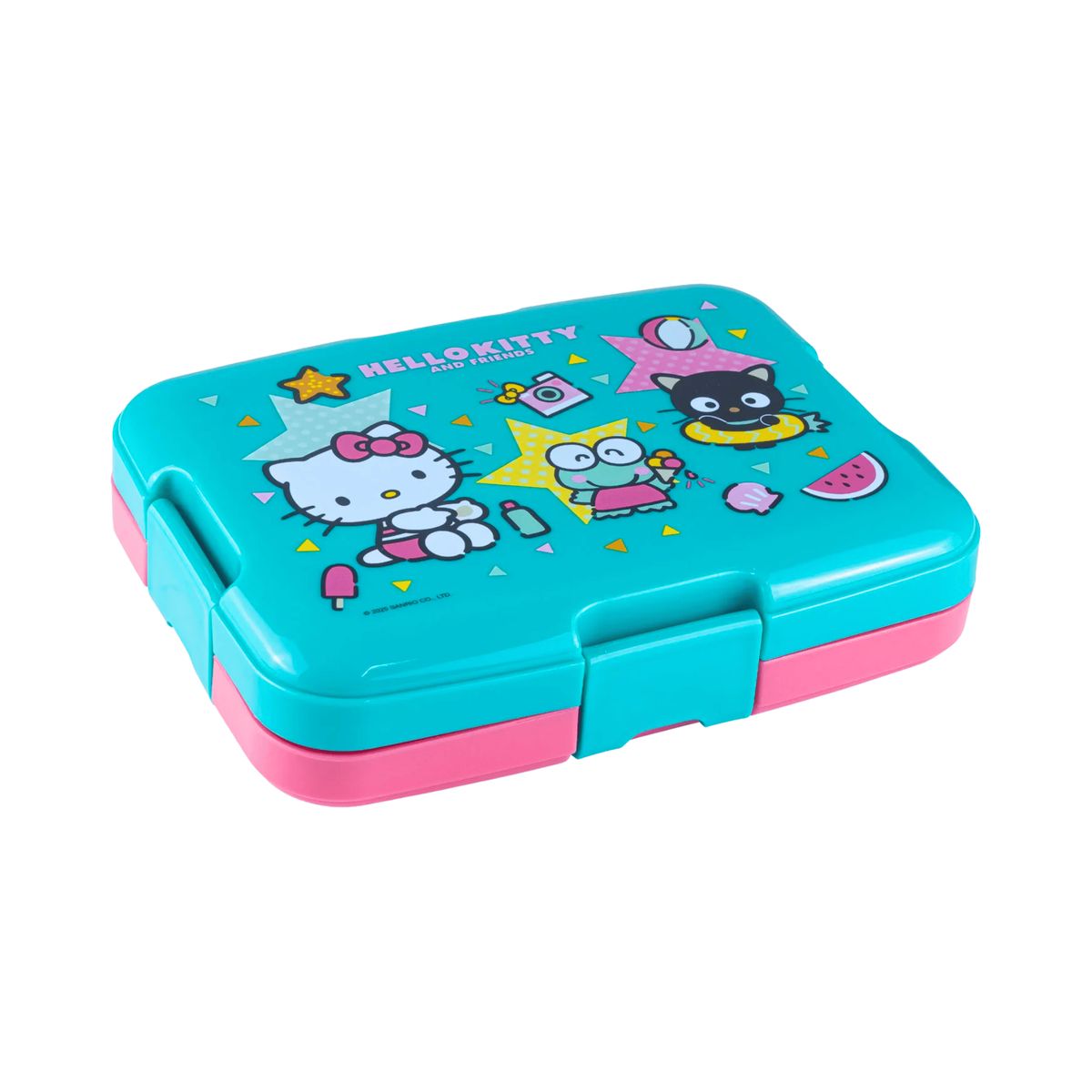 SANRIO - Taper Bento HELLO KITTY 4 Broches 5 Divisiones