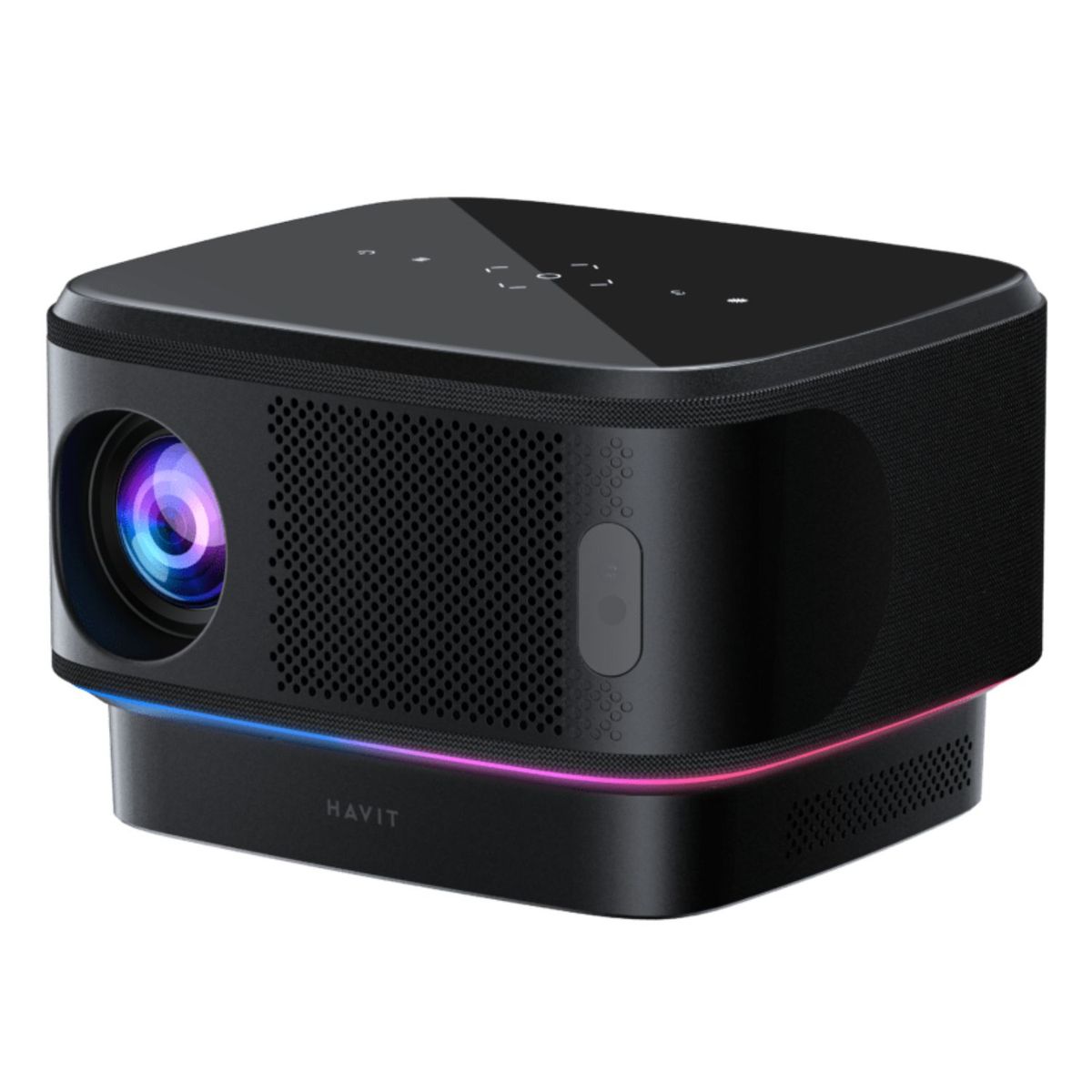 HAVIT - Proyector Havit PJ300 PRO 4k, 550 Ansi Lumens  Android TV 9.0,  Negro