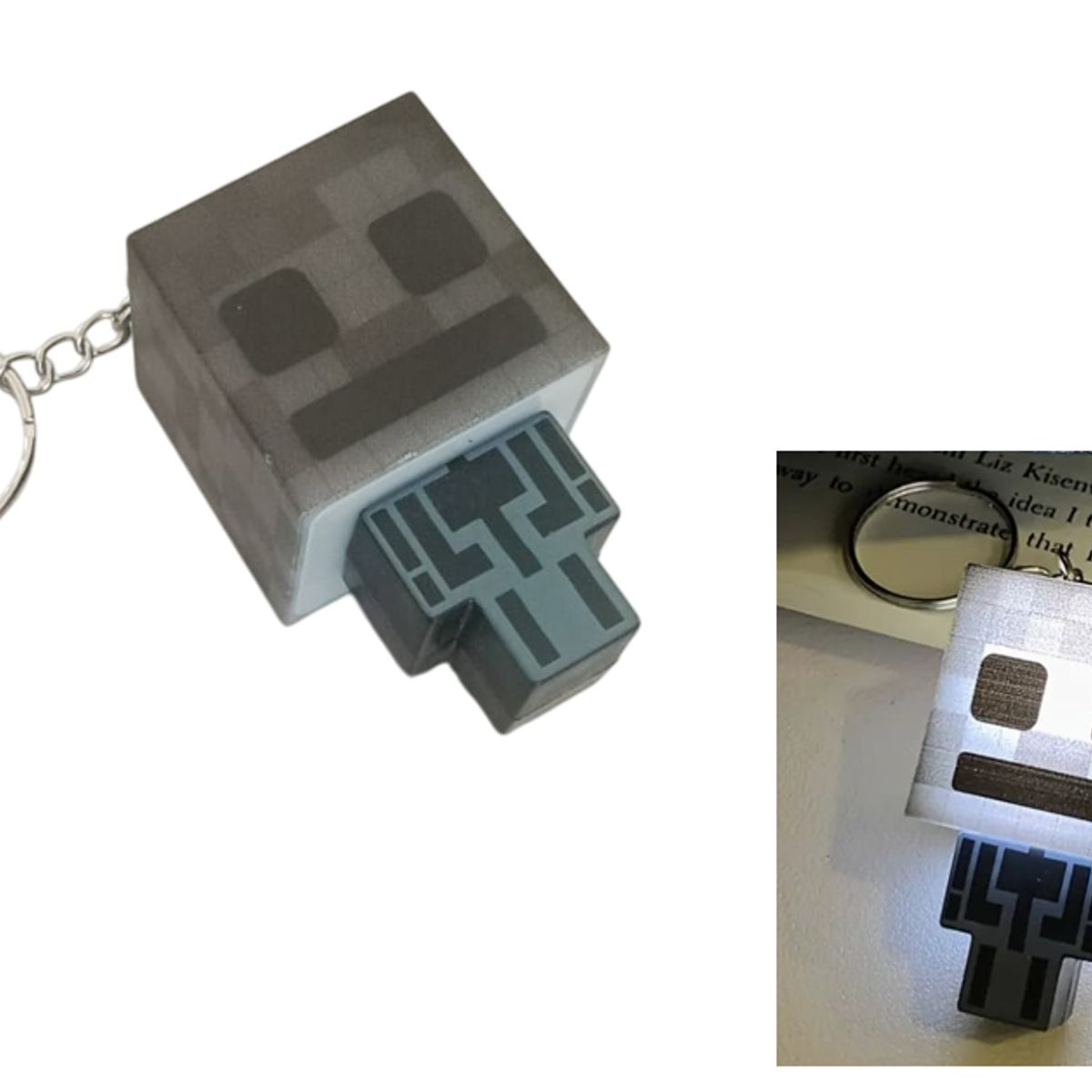 GENERICO - Llavero 3D Luminoso accesorio para mochila maleta o portador de llaves