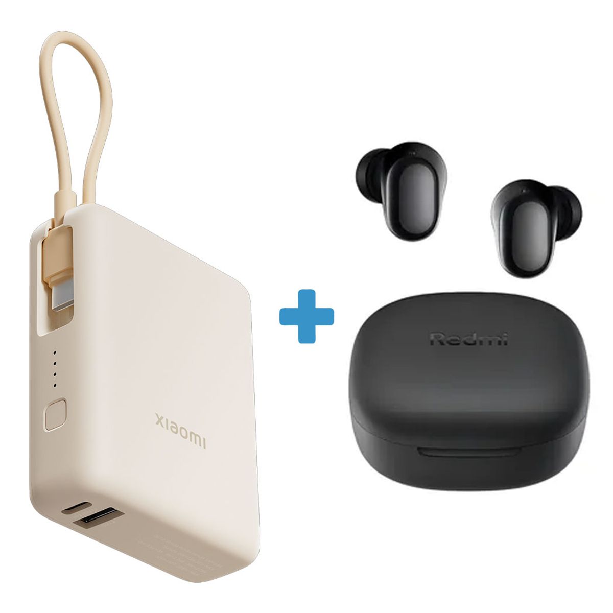 XIAOMI - Audífonos Xiaomi Redmi Buds 6 Play + Power Bank 10000 mAh 33W negro