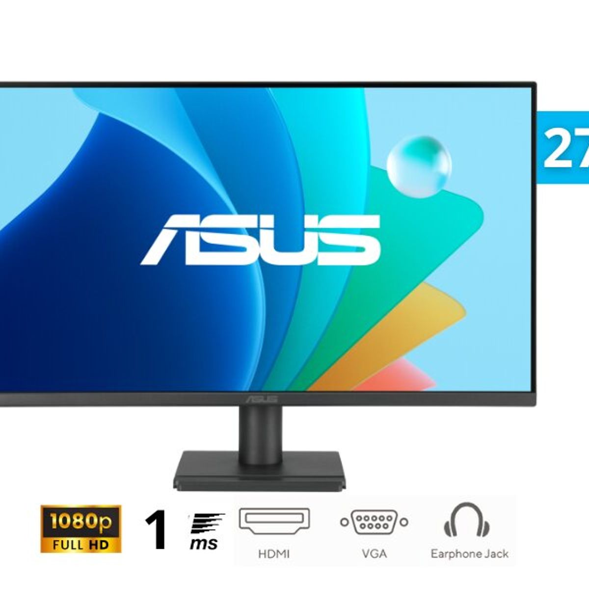 ASUS - MONITOR ASUS VA279HG IPS 27 PULGADAS, 120HZ, 1MS, HDMI, DSP.